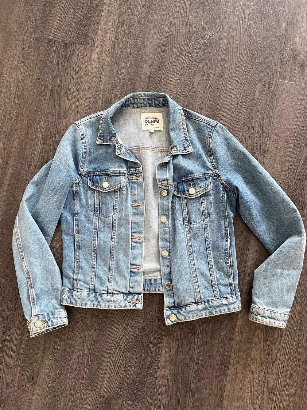 Zara Light Blue Denim Jean Jacket
